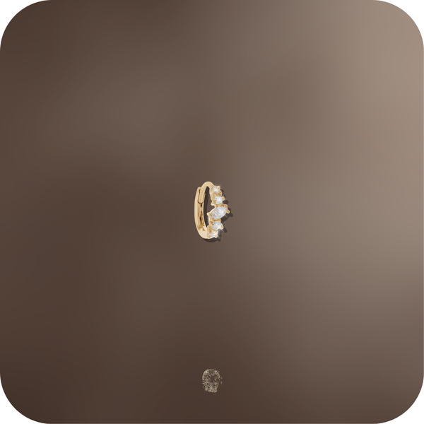 NICOLE - 14K SOLID GOLD - SINGLE