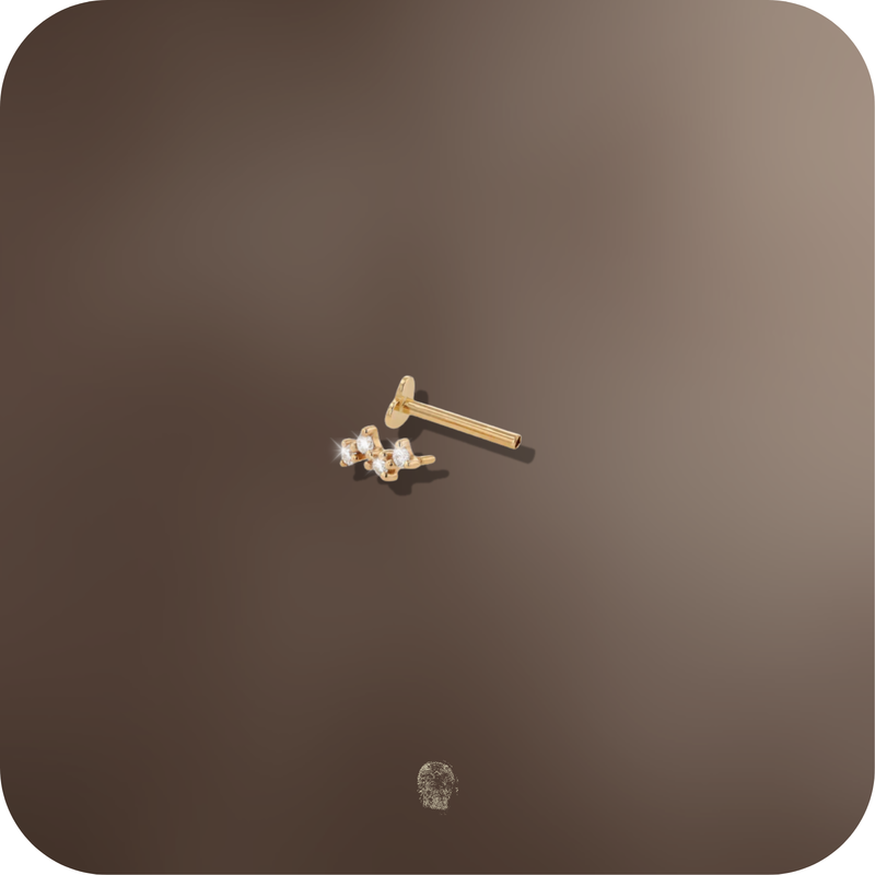 RÓ - 14K SOLID GOLD - SINGLE