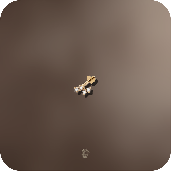 RÓ - 14K SOLID GOLD - SINGLE