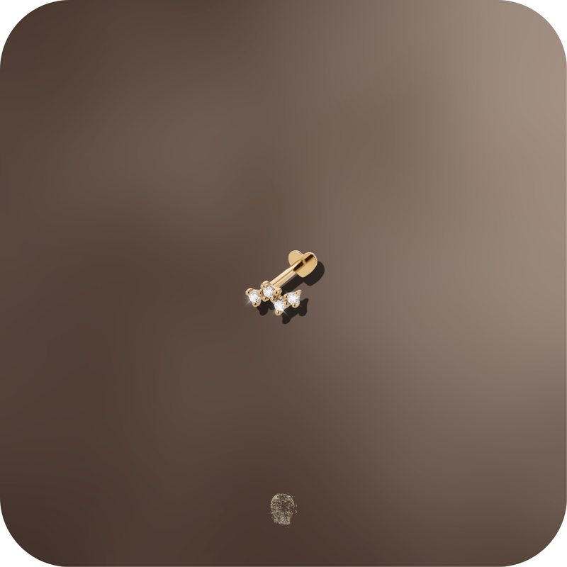 RÓ - 14K SOLID GOLD - SINGLE