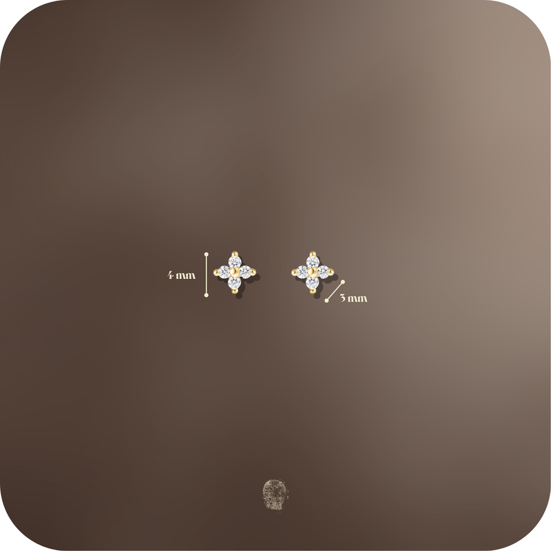 BEÎO - 14K SOLID GOLD PAIR